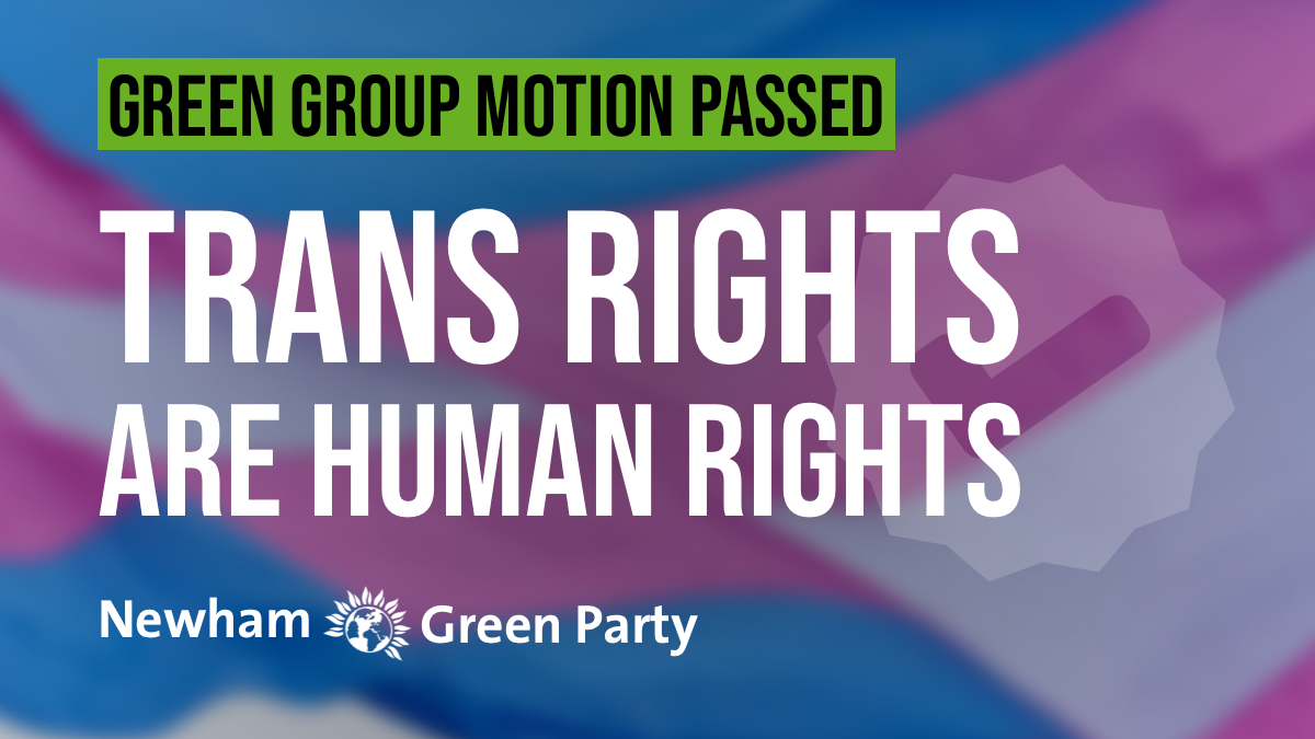 Green Group Motion Passed: Trans Rights are Human Rights