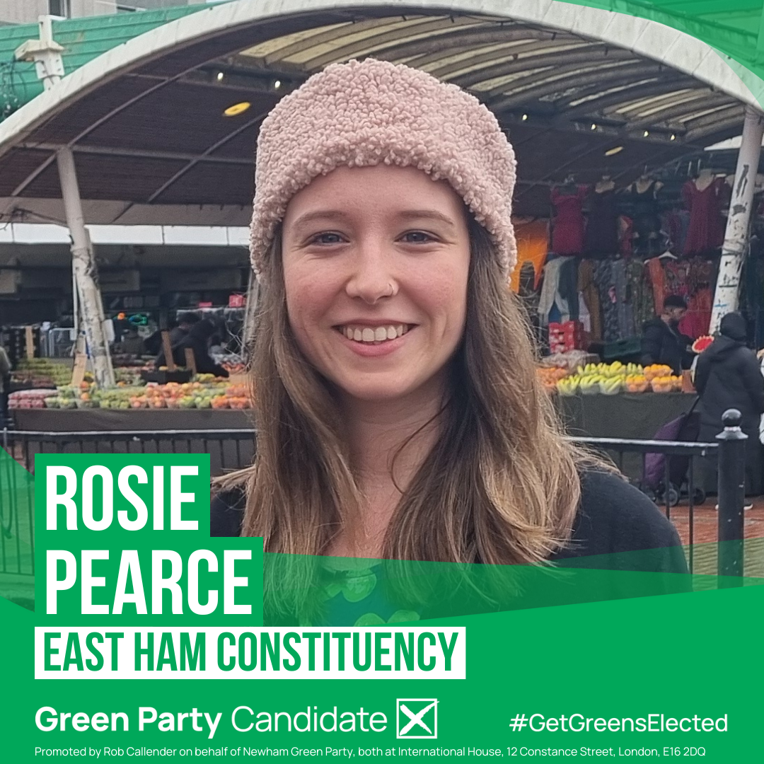 Rosie Pearce, candidate for East Ham
