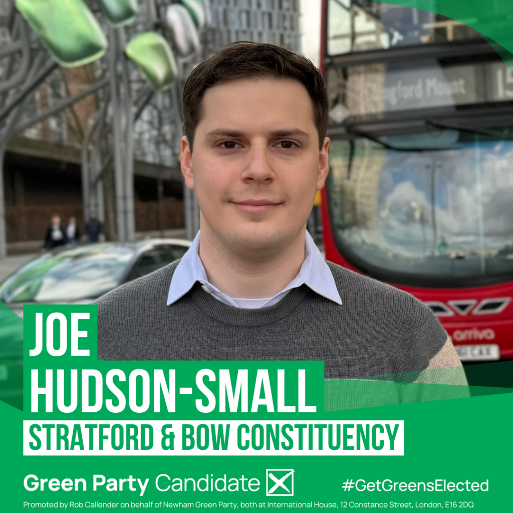 Joe Hudson-Small – Green Party Parliamentary Candidate for Stratford ...